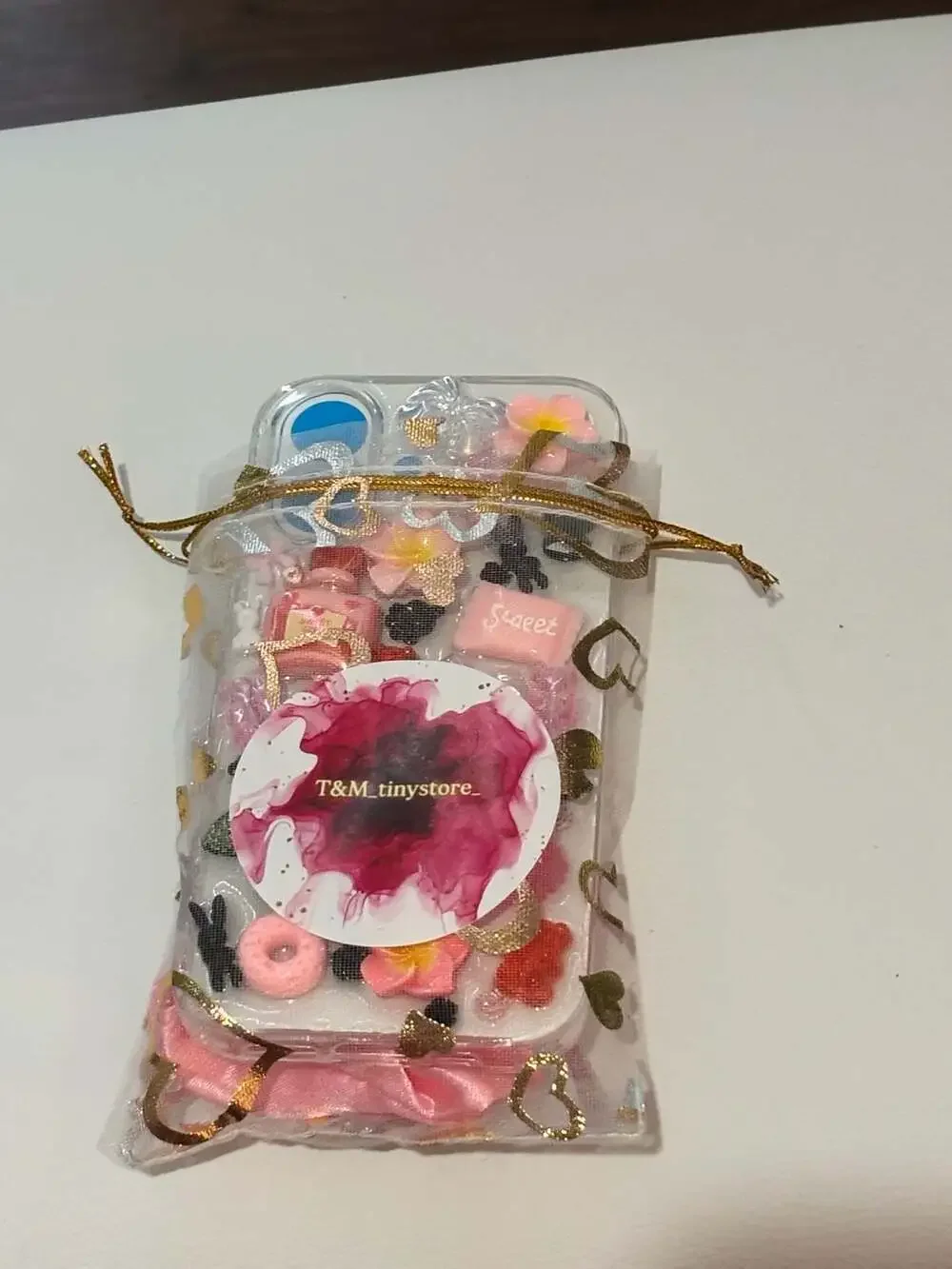 T&M_tinystore_ Custom Decoden Kawaii Charm iPhone 16 Case